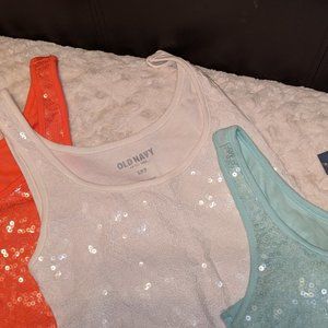 Women's Old Navy Sequin Tanks